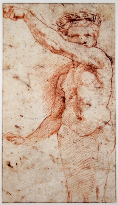 Herm with raised left arm, right arm lowered by Raffaello Sanzio Raphael
